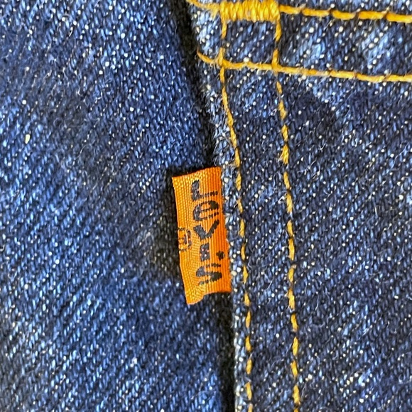 🔥Rare🔥 LEVI’S Orange Tab 619 Straight Leg High Rise Dark Wash Jeans 🇨🇦 - Picture 10 of 16